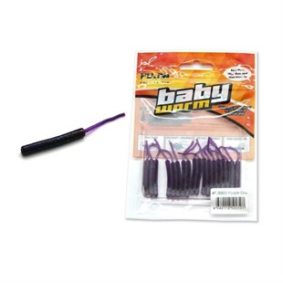 Fujin Baby Worm Kokulu 5.2 Cm LRF Sahte Silikon Yem (3 Adet Kanca Hediye)