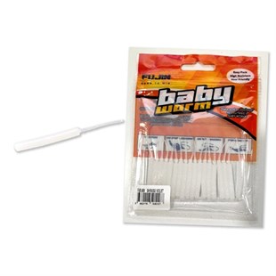 Fujin Baby Worm Kokulu 5.2 Cm LRF Sahte Silikon Yem (3 Adet Kanca Hediye)