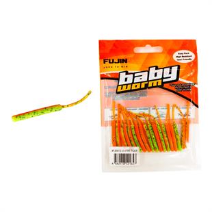 Fujin Baby Worm Kokulu 5.2 Cm LRF Sahte Silikon Yem (3 Adet Kanca Hediye)