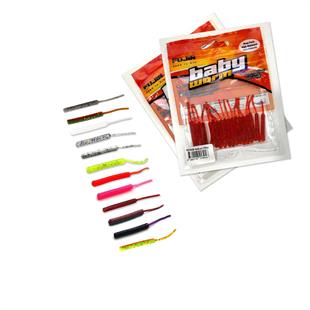 Fujin Baby Worm Kokulu 5.2 Cm LRF Sahte Silikon Yem (3 Adet Kanca Hediye)