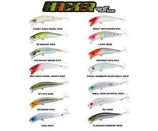 Fujin Hacker 90mm 12.6gr SSR Floating Maket Balık