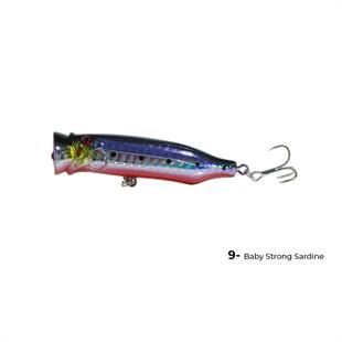 Fujin Salt Popper 70mm 9.5gr Su Üstü Maket Balık