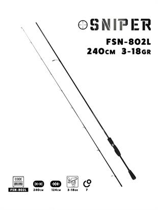 Fujin Sniper 240cm 3-18gr Light Spin Kamışı
