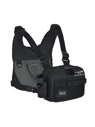 Fujin Tactical Vest Black Balıkçı Çantası