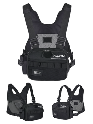 Fujin Tactical Vest Black Balıkçı Çantası