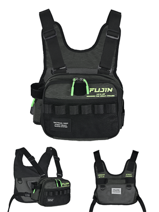 Fujin Tactical Vest Khaki Balıkçı Çantası