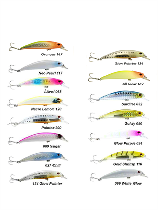 Fujin Ziggy 70mm 9.6gr Sinking LRF Maket Balık