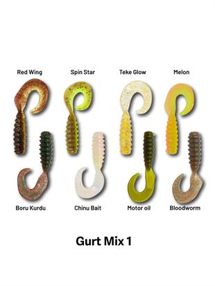 Hanfish Gurt 60 Mix 1 – Silikon Yem 8 Adet