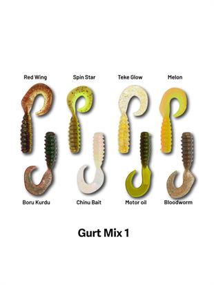 Hanfish Gurt 70 Mix 1 – Silikon Yem 8 Adet