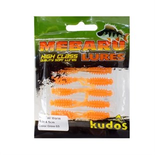 Kudos Tail Worm 4,5cm Lrf Silikon Yem