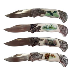 Lanmark FL80B Geyik Figürlü Çakı