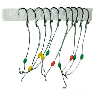 LRF Sahte Silikon Balık Yemi için Hazır El Yapımı Hırsız iğnesi ( 10 Adet )