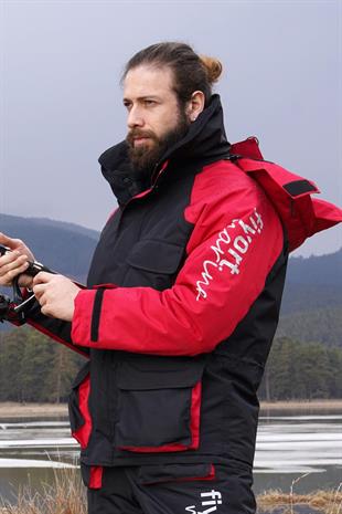 Fiyord Marine FY830 Mont FY831 Pantolon Balıkçı Alt Üst Takımı Kırmızı