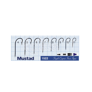 Mustad 1522 Best Kirby Flatted Blued Olta Kancası