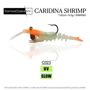 NANIWAOSAKASHI CARIDINA SHRIMP 7.62CM 6.5G KARİDES YEM