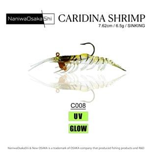 NANIWAOSAKASHI CARIDINA SHRIMP 7.62CM 6.5G KARİDES YEM