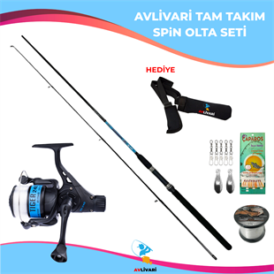 Okuma G-power 270 Cm 7-35 Gr - Avlivari Alesta Tiger 4000 Olta Makinası Tam Takım Kıyı Hobi Spin Olta Seti
