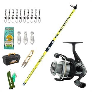 Okuma Revenger RV-55 Otta Makinesi - Bauer Malibu 420 Cm Tam Takım Lux Usta Profesyonel Hobi Surf Olta Seti 
