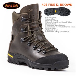 Orizo 405 Fire Dark Brown Bot