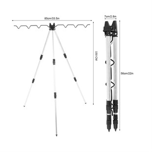 Oskar ST02 Tripot Ayak 150cm 3 Kademe