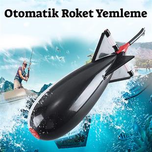 Otomatik Balık Yemleme Roketi 14,5 cm Siyah
