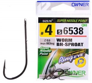 Owner 56538 Worm Bh Sproat Olta İğnesi Kancası