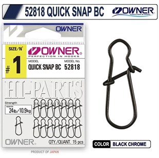 Owner Quick Snap BC 52818 Kaşık Maket Balık Rapala Klipsi