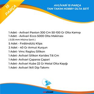 Paxton 300 Cm 50-100 Gr Olta Kamışı - Avlivari Ecco 5000 Olta Makinası Tam Takım Kıyı Hobi Yeni Başlayan Olta Seti