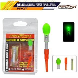 Portfish Şamandıra Işığı Pilli Fosfor Topuz 4,5 Yeşil