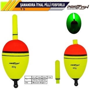 Portfish Şamandıra İthal Pilli Fosforlu 70 Gr