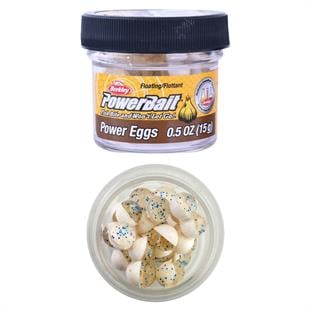 PowerBait Power Eggs Magnum Floating Sahte Balık Yemi / Clr Svr Blue - Fl White