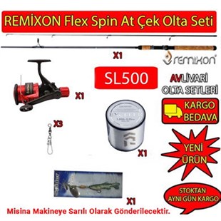 Remixon Flex Spin 240CM 16 Parça At Çek Spin Olta Seti