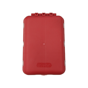 River R35-11801R 12 Göz iğne Kutusu ( Kırmızı )