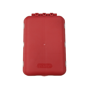 River R35-11801R 12 Göz iğne Kutusu ( Kırmızı )