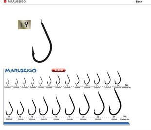 Ryobi High Carbon Maruseıgo Kanca Çapraz İğne (Siyah-Nickel)