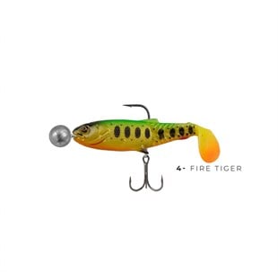 Ryujı Crafter Shad 8.5 Cm Silikon 3 Gr Jigheadli Üçlü Kancalı
