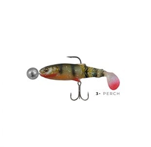 Ryujı Crafter Shad 8.5 Cm Silikon 3 Gr Jigheadli Üçlü Kancalı