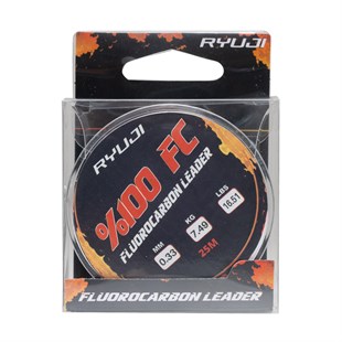 RYUJI FLUORO CARBON LEADER 25M, MİSİNA