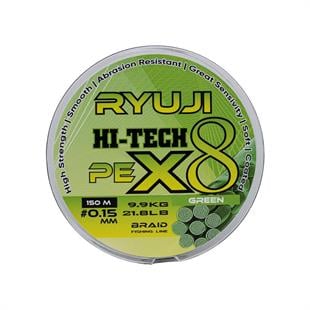 Ryuji X8 150m Green İp Misina
