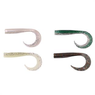 Savage gear LB Sandeel Curltail Simli 10 cm 5 Adet Suni Yem