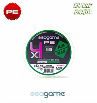 SEAGAME AJI MAX X4 PE 125M #0.1 FLUO GREEN