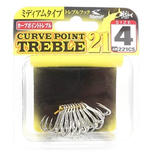 Shout Curve Point Mid Üçlü Olta iğnesi