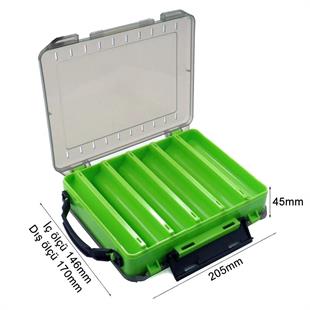 Shufa Lure Box Çift Taraflı Kutu 145mm - Yeşil