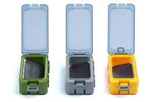 Shufa Mıknatıslı İğne & Klips Kutusu Gri