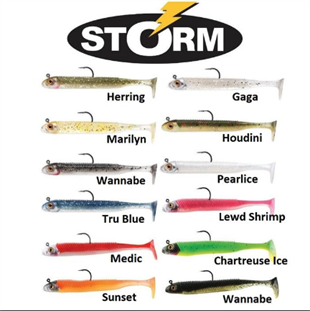Storm Searchbait 360GT 9cm ( 3 ADET ) Lrf-Spin Silikon Yem