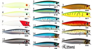 Usami Combo Pop 100F 100mm 12.1g Lrf-Spin Maket Balık Yem