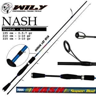 Wily Nash 225 Cm 3-10 Gr 2P LRF Olta Kamışı