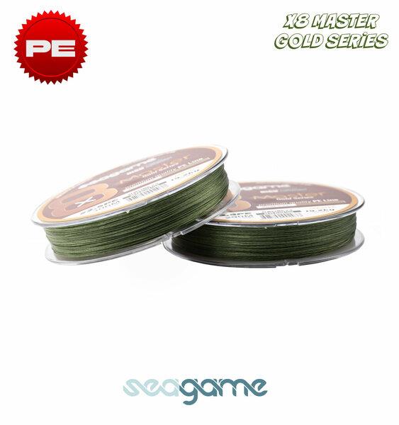 SEAGAME MASTER X8 PE 150M 0.18mm MOSS GREEN