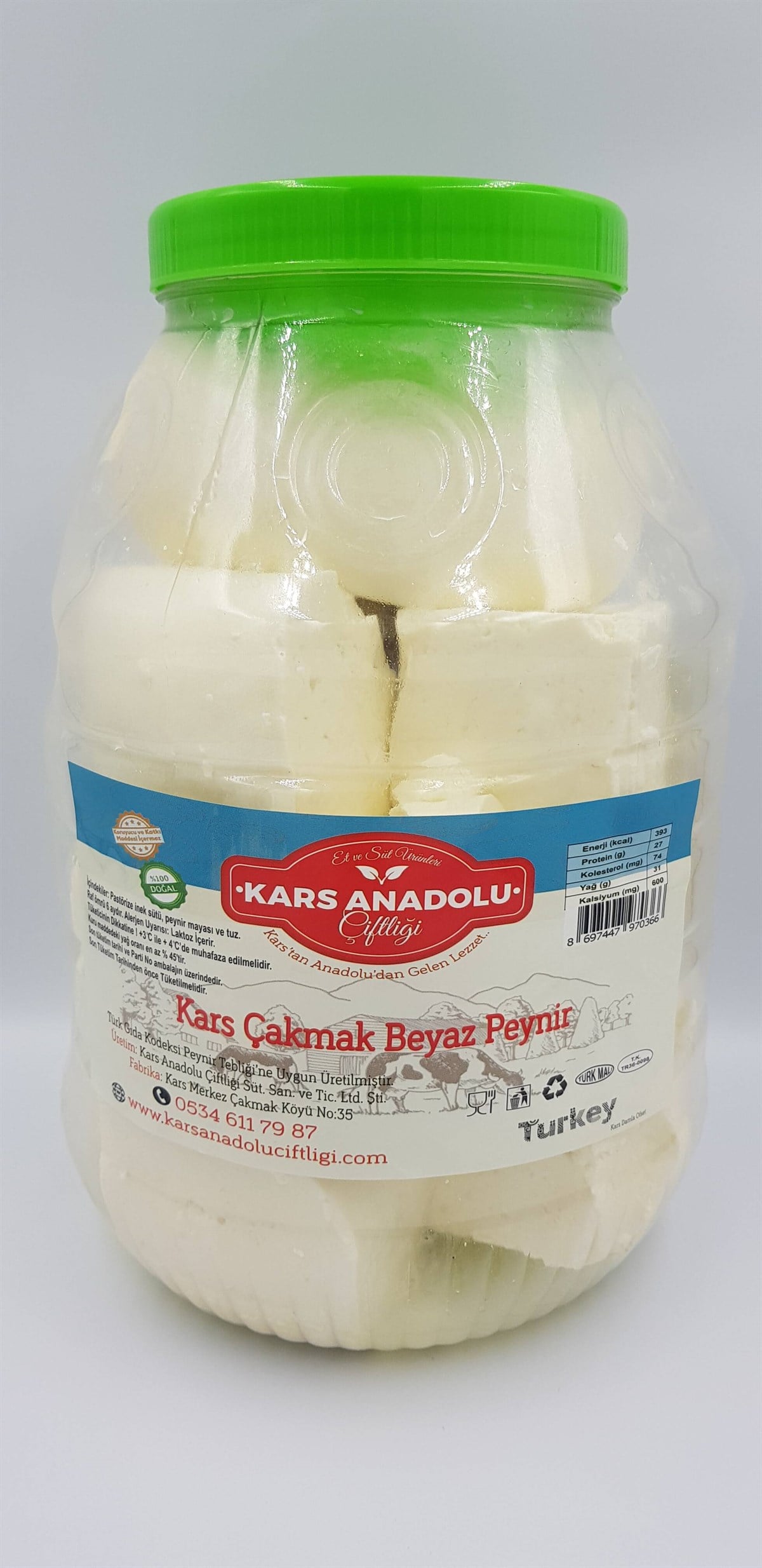 Kars Çakmak Beyaz Peyniri 4 KĞ