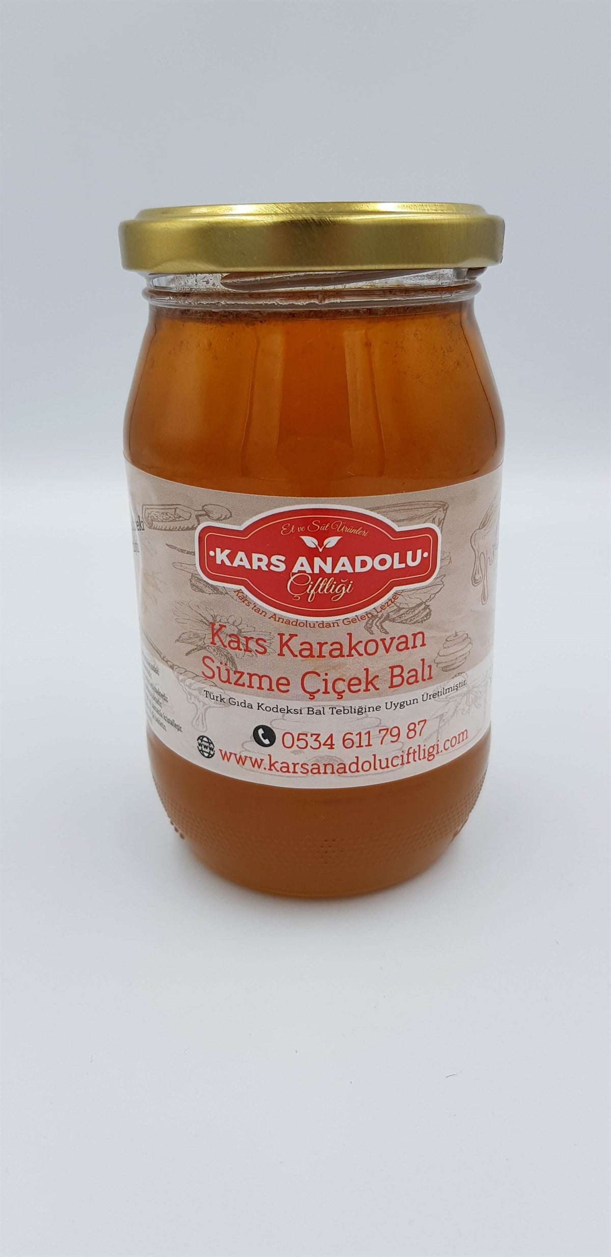 Kars Karakovan Süzme Çiçek Balı 500 GR